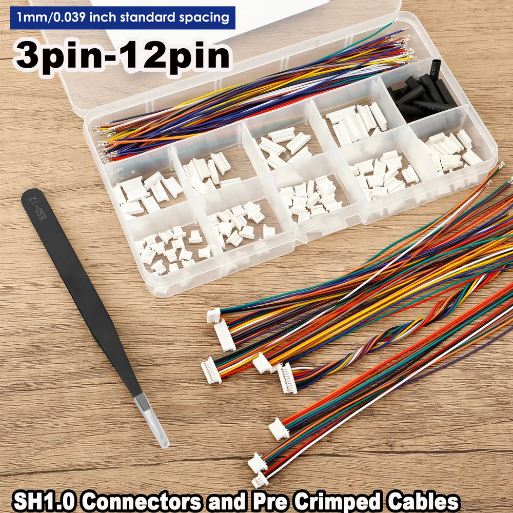 SH1.0mm Connector Kit with 150 - Drone Kit Plug And Play review and price