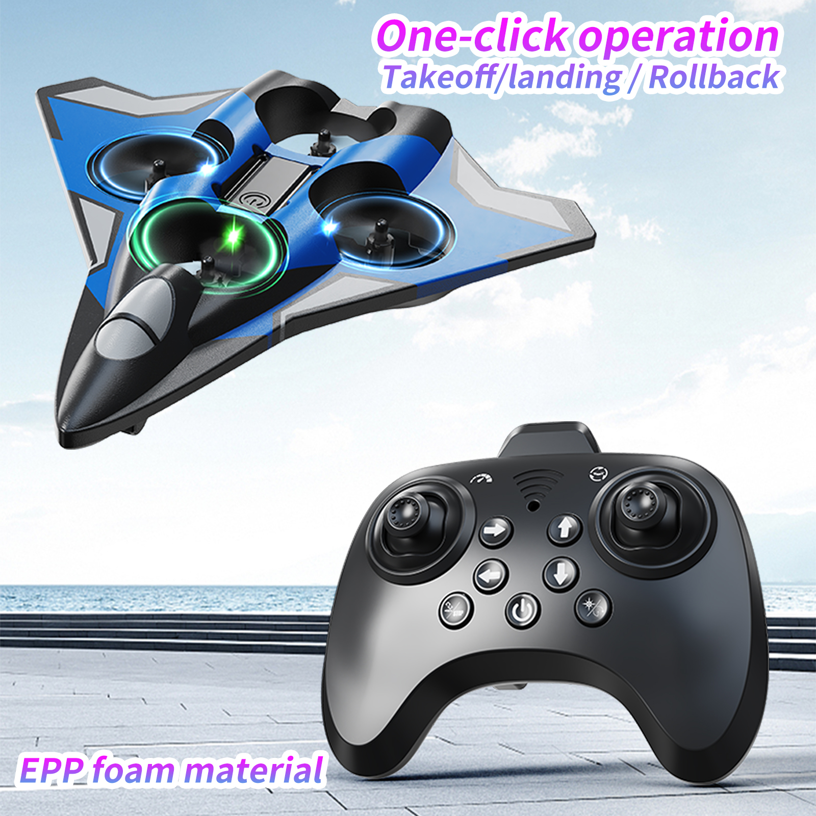 YL89 EPP Foam Quadcopter RC Pl - Drone Kit Tricopter review and price