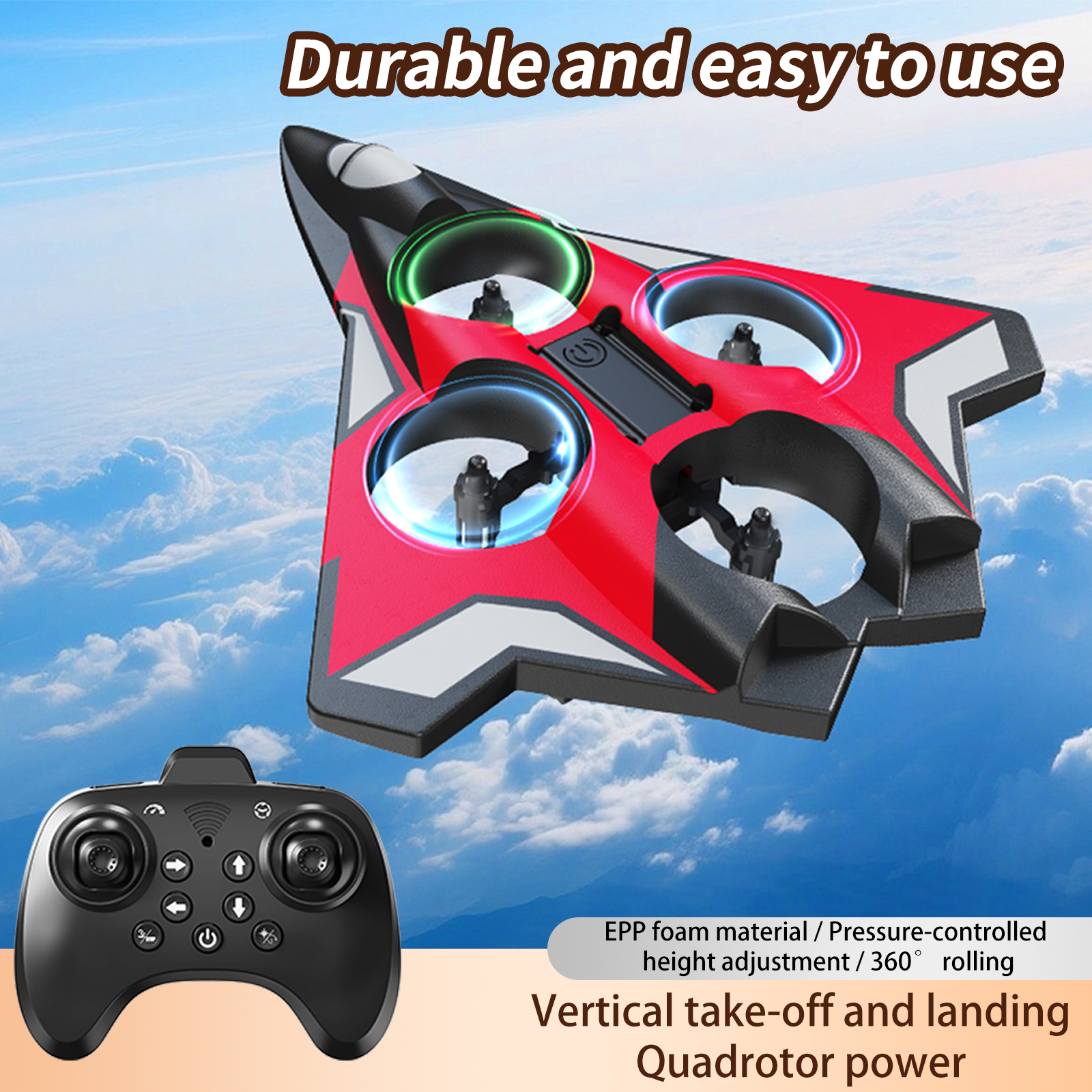 YL89 EPP Foam Quadcopter RC Pl - Drone Kit Tricopter review and price