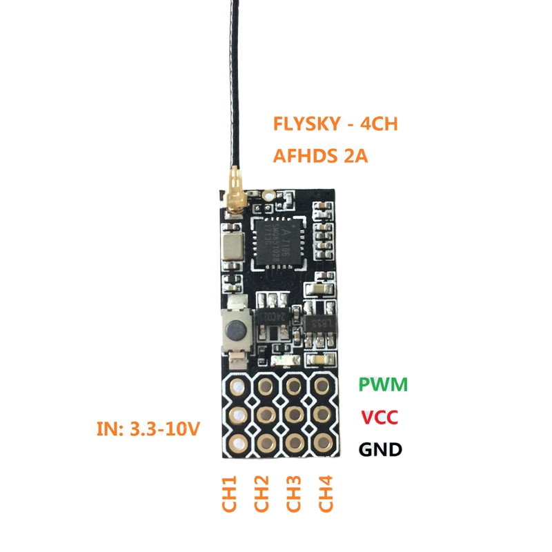 Flysky FS2A Mini Receiver 4CH  - Drone Kit Long Range review and price