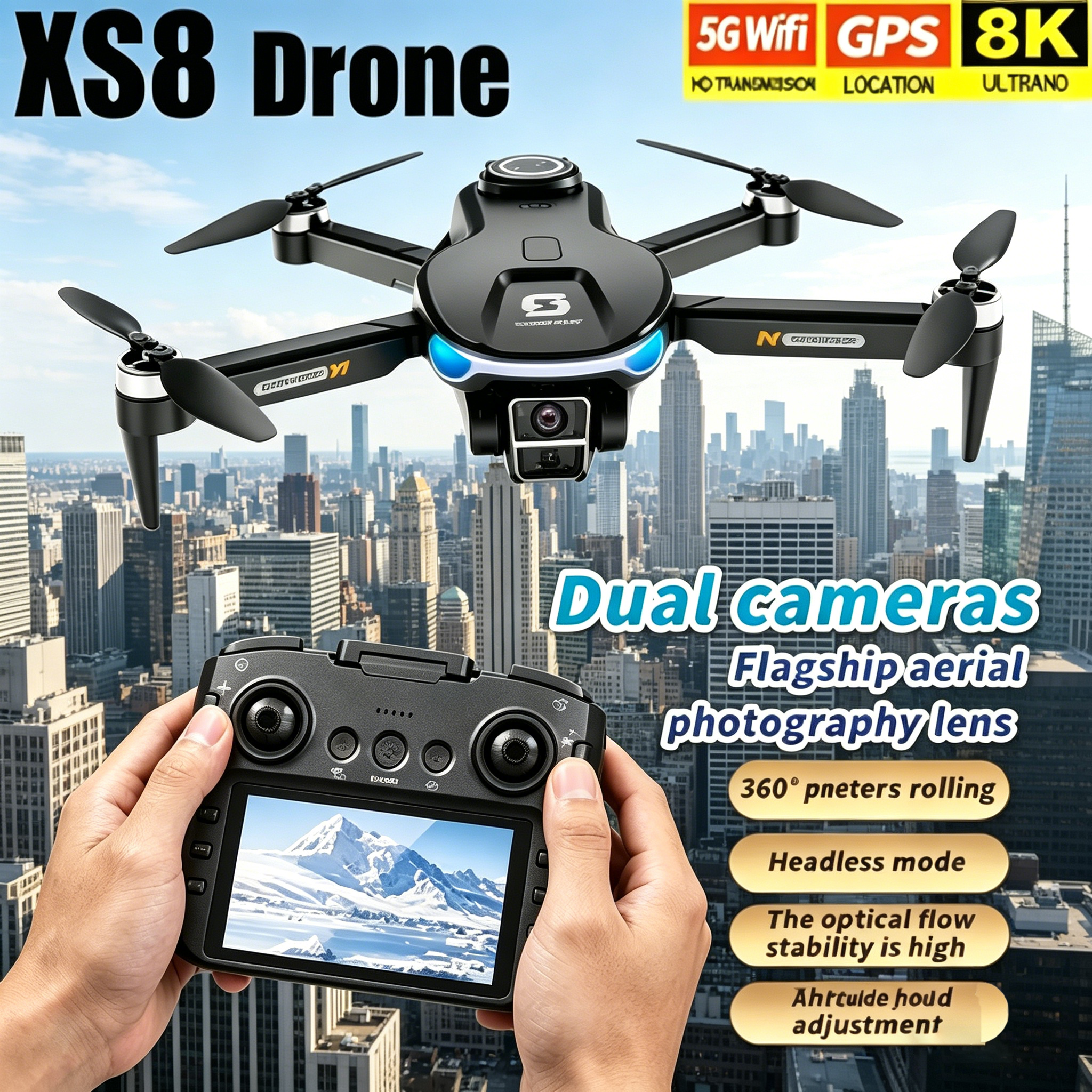 HD 8K Professional GPS Drone w - Drone Kit Professional review and price