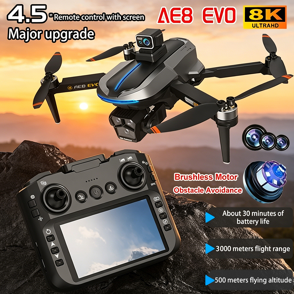 AE8 EVO Drone 4K Professional  - Drone Kit Professional review and price