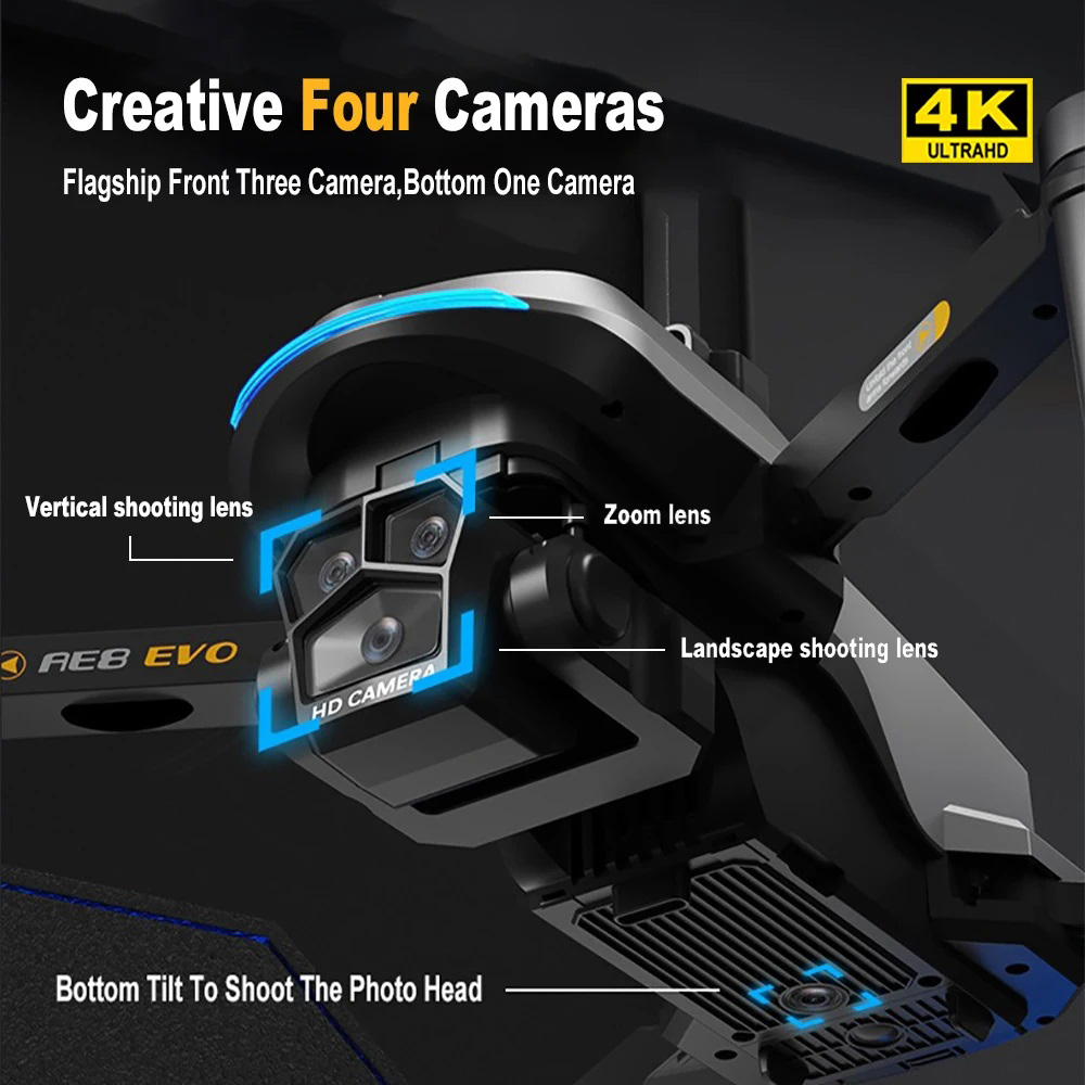 AE8 EVO Drone 4K Professional  - Drone Kit Professional review and price